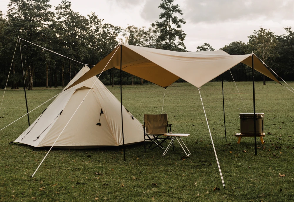 glamping teepee tent